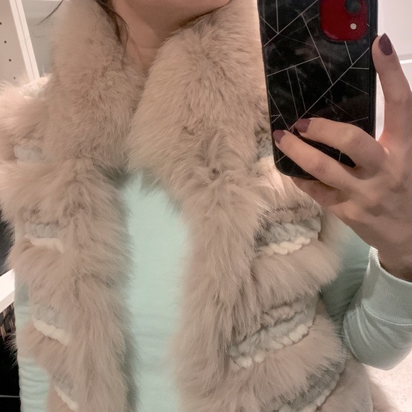 Real Pink Fur Vest - Picture 5 of 9